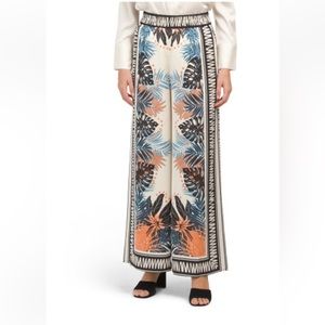 Rachel Zoe high rise satin pants XS NWT